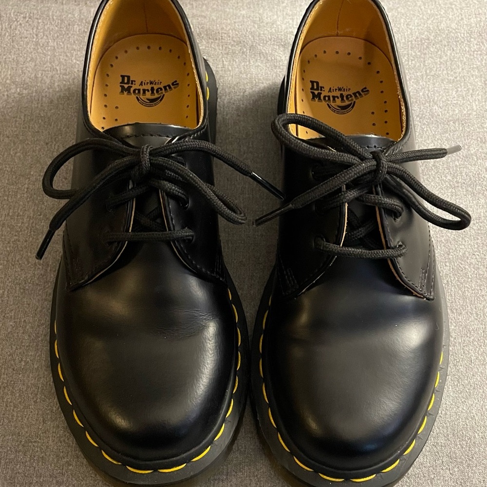 Dr. Martens Black Leather Shoes